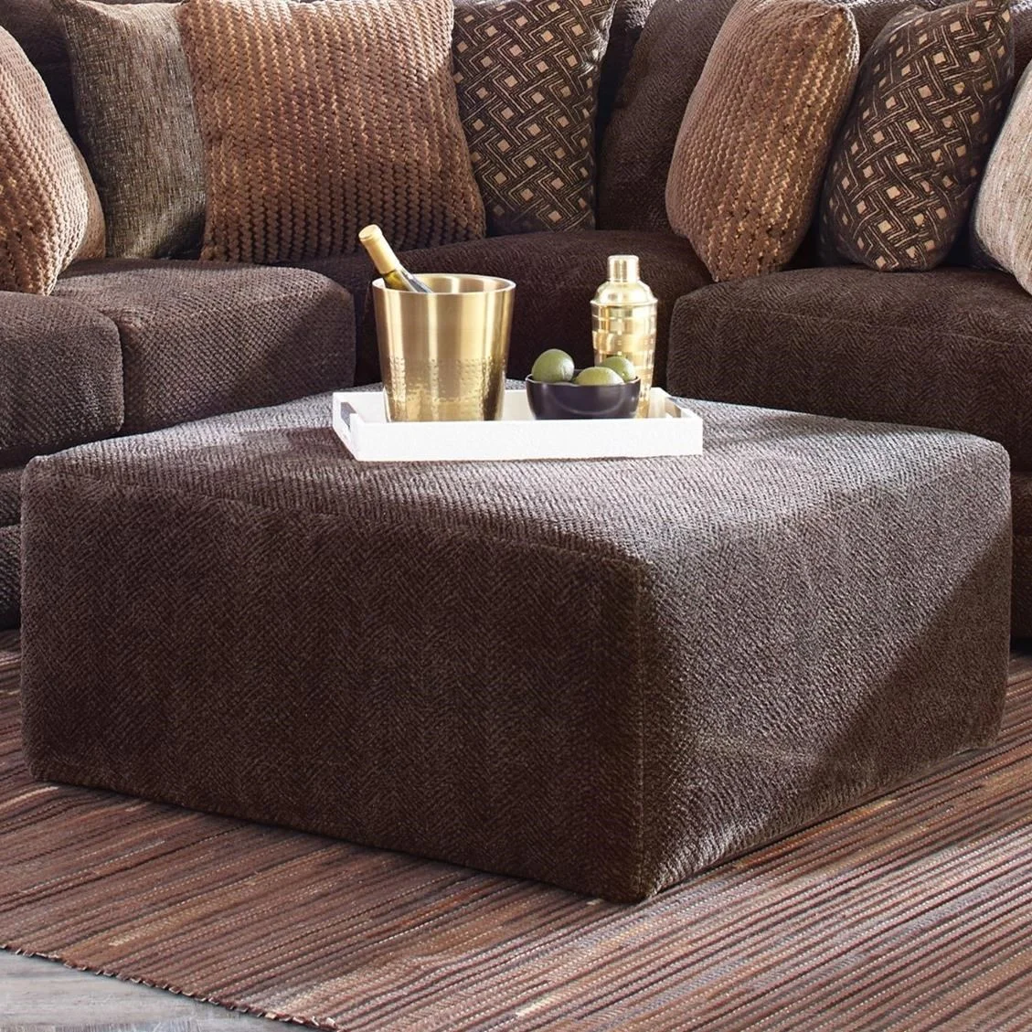 Jackson Furniture 4376 Mammoth 437612180649 Cocktail Ottoman